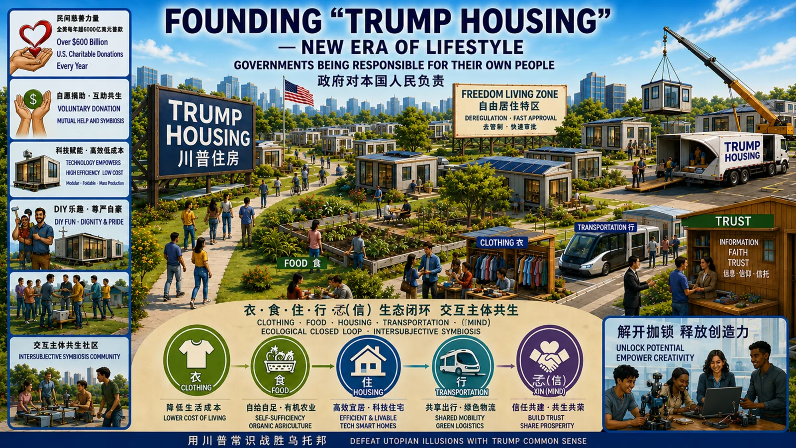 创设“Trump housing”：用常识行动战胜“高税收、强管制”福利乌托邦