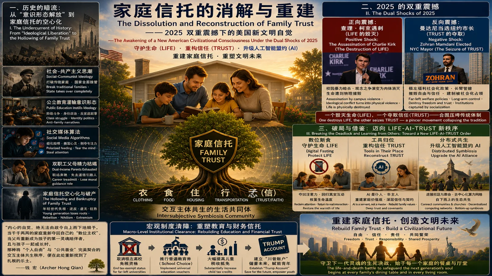 家庭信托的消解与重建——2025双重震撼下的美国新文明自觉